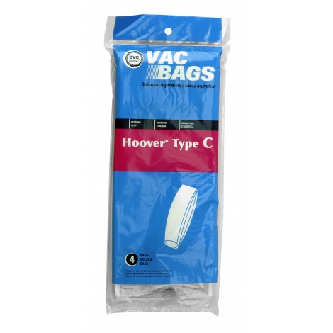 Hoover Paper Vacuum Bags - Type C - 3 bags per package