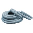 Hose for central vacuum - Per Foot by Multiple of 10'  (3 m) - 1 1/2' (38 mm) dia - Grey - Anti-Crush - Magnum