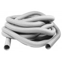 Hose for Central Vacuum - 20' (6 m) - 2" (50 mm) dia - Grey - Metal Reinforced