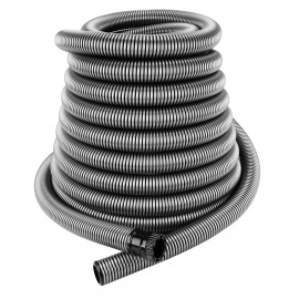 Central Vacuum Hose - 42' (12.8 m) for Retractable Hose System - With Grey Hose Cover - Plastiflex VF906138042RET4