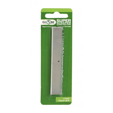 Replacement Blades - 4" (10,1 cm) - for Scraper JS0028 / JS00029 - Pack of 5