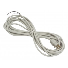 20 'power Cord with Two Wires, in Beige Color
