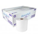 Papier essuie-mains multicouches SUNSET Snow Soft Deluxe - 2 épaisseurs - 700 pieds - boîte de 6 rouleaux - blanc - TD700