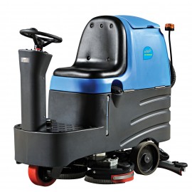 Autorécureuse autoportée  Johnny Vac  JVC70RIDERN - 28" (711 mm) de largeur de nettoyage - autonomie moyenne de 3h. - batterie et chargeur inclus