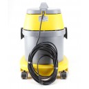 HEPA Certified Commercial Vacuum - 4 gal (15 L) Capacity - 10' (3 m) Hose - Metal Wands - Brushes and Accessories Included - Ghibli