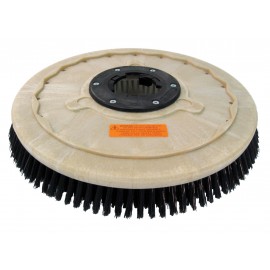 Brosse polyester rigide de 46 cm (18") avec disque d'entrainement