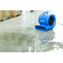 Portable Blower / Fan / Floor Dryer - Johnny Vac - Fan Diameter 9.5" (24 cm) - 3 Speeds - with Handle - Blue