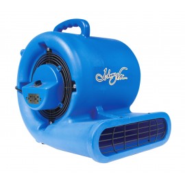 Blower / Fan / Floor Dryer - Johnny Vac - Fan Diameter 9.5" (24 cm) - 3 Speeds - with Handle - Integrated Electrical Inlet - Blue