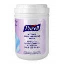 Lingettes désinfectantes pour les mains - Purell - alcool éthylique 62% - non parfumé - 175 lingettes par distributeur - Produits à utiliser contre le coronavirus (COVID-19)