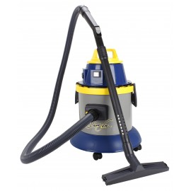Wet & Dry Commercial Vacuum - Capacity of 4 gal (15 L) - Electrical Outlet for Power Nozzle - 10' (3 m) Hose - Plastic and Aluminum Wands - Brushes and Accessories Included - IPS ASDO010515