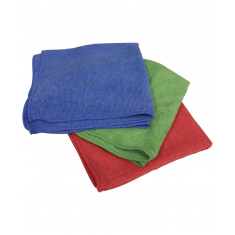 Chiffons En Microfibre De Nettoyage Professionnels Colorés Sur