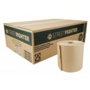 Paper Hand Towel - Roll of 800' (243.8 m) - Box of 6 Rolls - Brown - StreetFighter ST8002