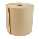 Paper Hand Towel - Roll of 800' (243.8 m) - Box of 6 Rolls - Brown - StreetFighter ST8002