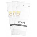 HEPA Microfilter Bag for Beam B69057 Central Vacuum Cleaners with Two Openings - Pack of 3 Bags