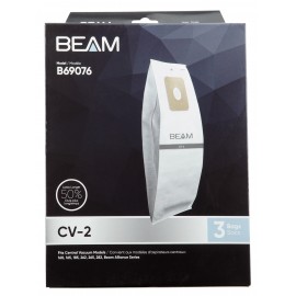 Sac microfiltre HEPA B69076 pour aspirateur centraux Beam CV-2 - paquet de 3 sacs