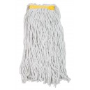 Synthetic String Mop Replacement Head - Small (16 oz / 454 g) - White