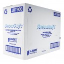 Deluxe Bathroom Tissue - 2-Ply - Box of 8 Rolls of 900' - SUNSET Snow Soft JRT900