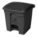 Trash Garbage Can Bin with Lid and Pedal - 7 gal (30 L) - Grey
