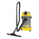 Wet & Dry Commercial Vacuum - 8 Gal (25 L) Capacity - 8' (2.5 m) Hose - Metal Wands - Brushes and Accessories Included - Ghibli 17131250018