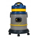 Wet & Dry Commercial Vacuum - Capacity of 7.5 gal (28.5 L) - Electrical Outlet for Power Nozzle - 10' (3 m) Hose - Metal Wands - Brushes and Accessories Included