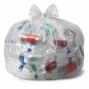 Sacs à recyclage transparents - 75 L - forts - 80 par boîte