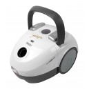 Canister Vacuum - Johnny Vac Prima - HEPA Bag - Carpet and Floor Brush - Telescopic Handle - Set of Brushes