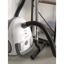 Canister Vacuum - Johnny Vac Prima - HEPA Bag - Carpet and Floor Brush - Telescopic Handle - Set of Brushes