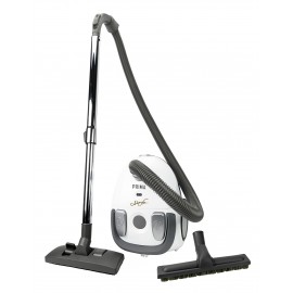 Canister Vacuum - Johnny Vac Prima - HEPA Bag - Carpet and Floor Brush - Telescopic Handle - Set of Brushes - Demo