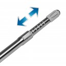Stainless Steel Telescopic Wand TU500SST - with Button Hole and Thumb Saver - 1¼ X 38
