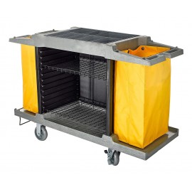 Janitor Cart - High Capacity - Grey