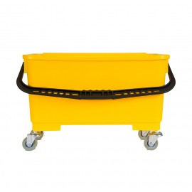 Seau pour lavage de vitre avec support pour le mouilleur - 4,6 gal (21 L) - jaune