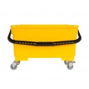 Seau pour lavage de vitre avec support pour le mouilleur - 4,6 gal (21 L) - jaune