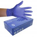 Powder Free Disposable Nitrile Gloves - Purple - SMALL - Box of 100