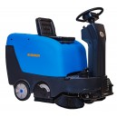 Industrial Ride On Sweeper Machine - JVC40SWEEPN from Johnny Vac - 39.5" (1 003 mm) Cleaning Path - Battery & Charger Included