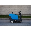 Industrial Ride On Sweeper Machine - JVC40SWEEPN from Johnny Vac - 39.5" (1 003 mm) Cleaning Path - Battery & Charger Included