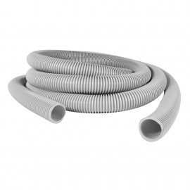 Boyau pour aspirateur  - 15 m (50') - 38 mm  (1 ½") dia - gris - anti-écrasement - Plastiflex CZ100112050PB