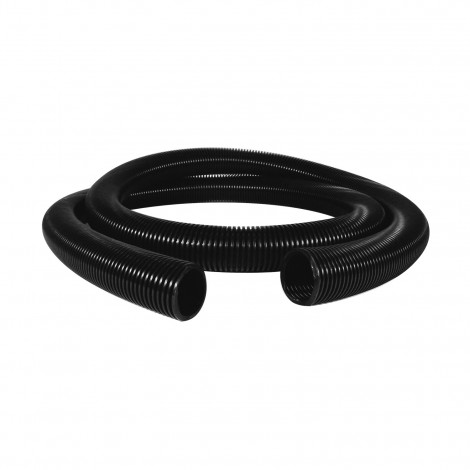 Hose for Central Vacuum - 10' (3 m) - 1 ½" (38 mm) dia - Black - Anti-Crush - Top Quality