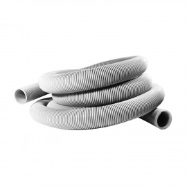 Hose for Central Vacuum - 25' (7 m) - 3" (76 mm) dia - Grey - Anti-Crush - Vaculock - Flexhaust 0326-0300-0002