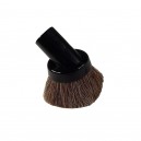 Dusting Brush - 32 mm Diameter - Made of Horse Hair - Universal - Black