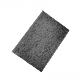 Tampon à récurer - très résistant - 9'' X 6'' X 0,7'' (22,8 cm x 15,2 cm x 1,7 cm) - gris