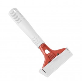 Commercial Glass and Floor Scraper - 4" (10,16 cm) Wide - Red