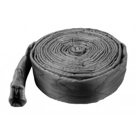 Cover for 40' (12 m) Hose of Central Vacuum Cleaner - with Zipper - Charcoal - Pad-A-Vac 48010