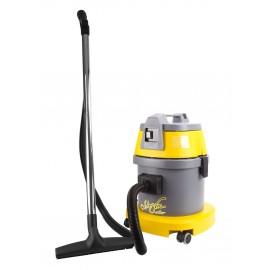 Wet and Dry Commercial Vacuum - 4 gal (15 L) Capacity - 10' (3 m) Hose - Metal Wands - Brushes and Accessories Included - Ghibli ASL10 AS10