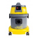 Aspirateur commercial sec et humide - capacité de 15 L (4 gal) - boyau de 3 m (10') - manchons en métal - brosses et accessoires inclus - Ghibli ASL10 AS10