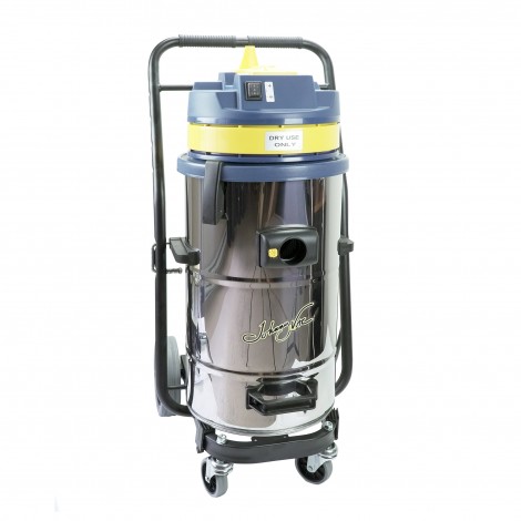 COMMERCIAL VACUUM WITH SHAKER - JOHNNY VAC - METAL TANK