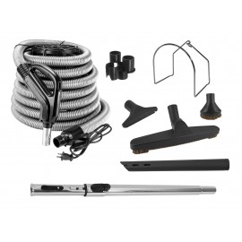 Central Vacuum Cleaner Kit - 30' (9.14 m) Hose - Electric complete with out powerhead