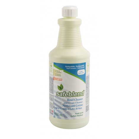 Bathroom and Bowl Cleaner Cream Cleanser - 33.4 oz (950 ml) - Safeblend  BLFR- F0D