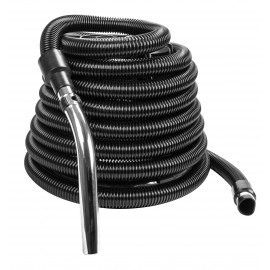 Central Vacuum Hose - 30' (9 m) - 1 1/4" (32 mm) dia - Black