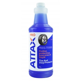 Finition protectrice pour pneu et vinyle - antistatique -  1 L (33,8 oz) - FINAL TOUCH - Attax ® Pro