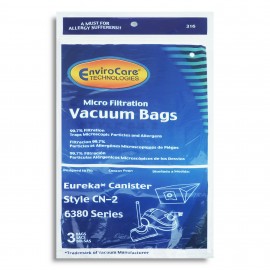 HEPA Microfilter Bag for Vacumaid Vacuum - Pack of 3 Bags - Envirocare  VM12G-H